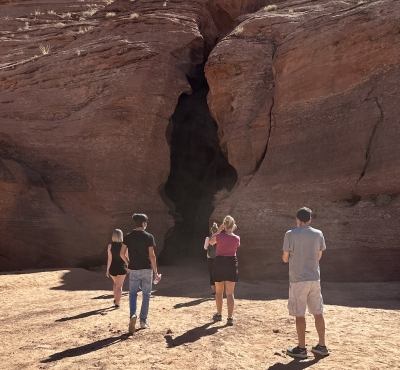 Entrance to Upper Slot Canyon