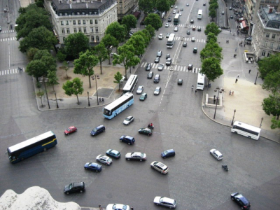 View from the Arc de Triomphe