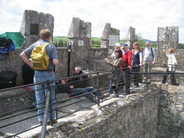 Kissing the Blarney Stone