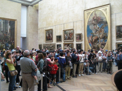 Viewing The Mona Lisa