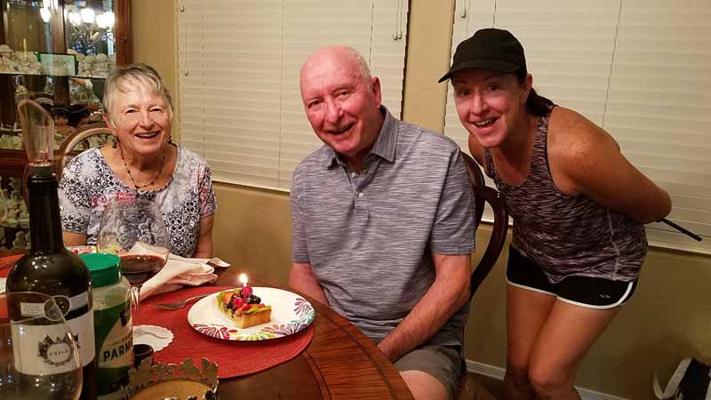 French Made Birthday Fruit Tart