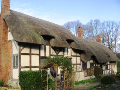 Ann Hathaways Cottage - Anne Hathaway's Cottage is a twelve-roomed Ann Hathaways Cottage -The wife of William Shakespeare, lived as a child in the village of Shottery, Warwickshire, England.