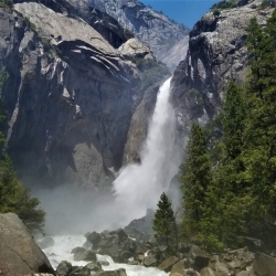Base Of Lower Yosemite Falls