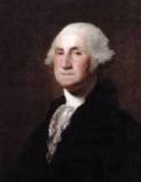 Formal portrait of man in powdered wig